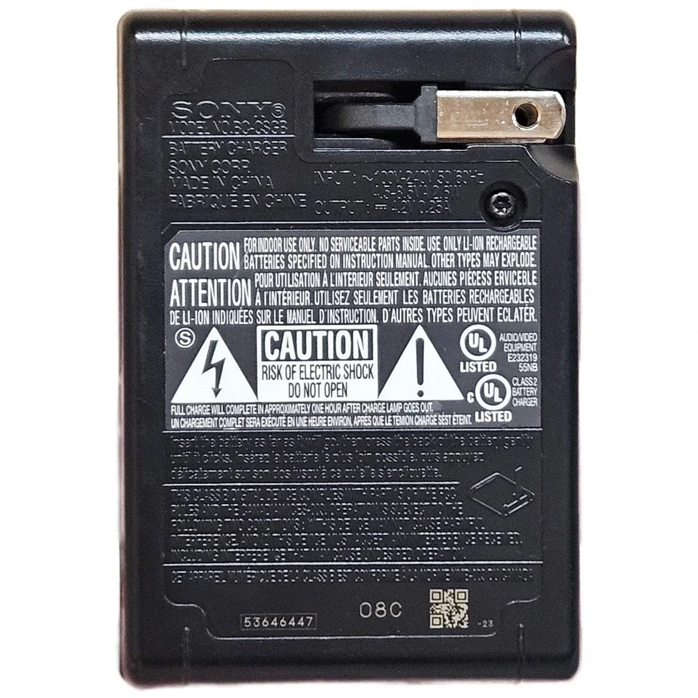 Original Sony Wall Charger BC-CSGB for Sony Cybershot Cameras G Type Batteries